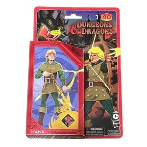 Dungeons and Dragons Cartoon Animated Classics Hank 6" Action Figure 40th NEW